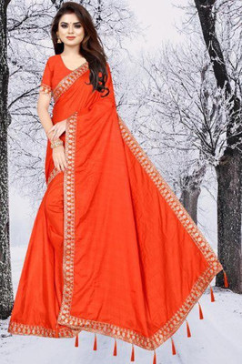 PMW Self Design Banarasi Pure Silk Saree(Multicolor)