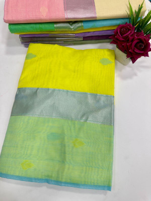 Julee Woven Chanderi Chanderi Saree(Multicolor)