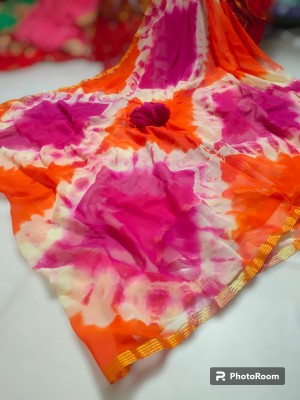 KHATRI AND SONS Printed, Color Block, Checkered Daily Wear Nylon Saree(Multicolor)
