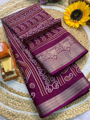Classy Foriever Embellished Bollywood Silk Blend Saree(Multicolor)