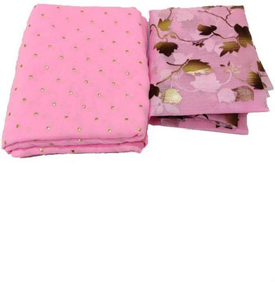 mamtasaree Self Design Bandhani Net, Chiffon Saree(Pink)