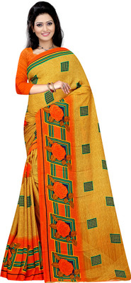 nirmal creation Printed Daily Wear Georgette Saree(Pink)