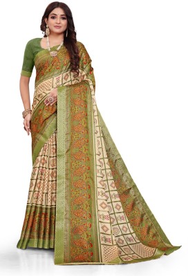 S.R.TEXTILES Embroidered Bandhani Art Silk Saree(Multicolor)