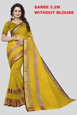 Saadhvi Printed Bollywood Art Silk Saree(Yellow)