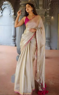 kaushal textiles Self Design Bollywood Georgette Saree(Pink)