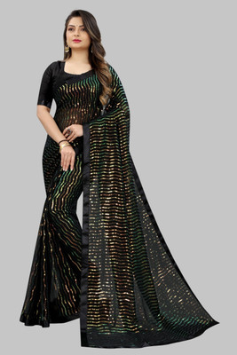 Aika Embroidered Bollywood Georgette Saree(Multicolor)
