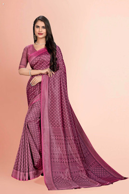 Vimla Printed Daily Wear Art Silk Saree(Magenta)