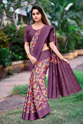 DHARMRAJ ENTERPRISE Digital Print Bollywood Art Silk Saree(Multicolor)