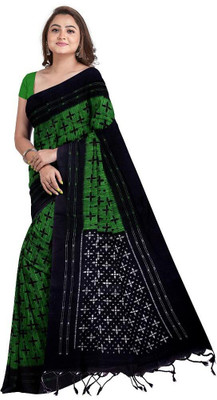 kalpana handloom Self Design Handloom Cotton Blend Saree(Multicolor)