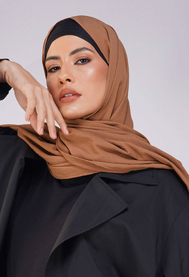 Ana Solid Polyester Women Scarf, Stole