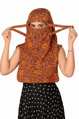 KALY INDIA Floral Print Pure Cotton Girls Fancy Scarf