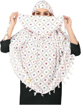 Printed Cotton Silk Women Fancy Scarf