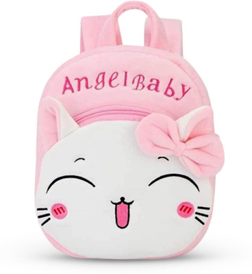 Great More AngelBaby cartoon School Plush backpack Kids Bag for 2-6 year Child SchoolTuiton 10 L Backpack(Multicolor)