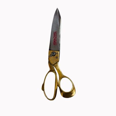 AchiEve Stainless Steel Tailor Scissors for Fabric, Cloth Cutting with Brass Handle Scissors(Set of 1, Gold)