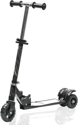 Funky Kids Kids Foldable Scooter with 3 Level Height Adjustable(Black)