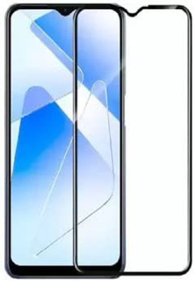 ANCHI Edge To Edge Tempered Glass for Easy Install Full Screen Coverage Tempered Glass Screen Guard Protector 11D for oppo A55 5G(Pack of 1)