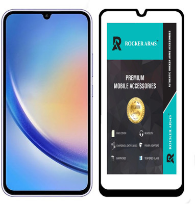 ROCKER ARMS Edge To Edge Tempered Glass for SAMSUNG A20(Pack of 1)