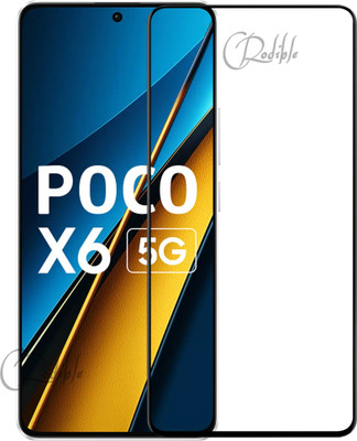 CRodible Edge To Edge Tempered Glass for POCO X6 5G(Pack of 1)