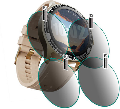 HIDEOUS Screen Guard for Boult Striker(Pack of 4)