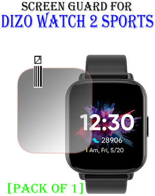 YCHROZE Edge To Edge Tempered Glass for Dizo Watch 2 Sports(Pack of 1)