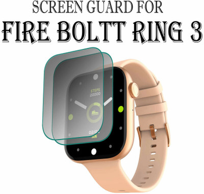 hirdesh Impossible Screen Guard for Fire-Boltt Ring 3 1.8 INCH(Pack of 2)