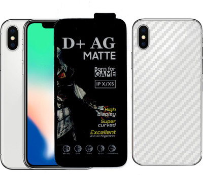 REDDWARF Edge To Edge Tempered Glass for Apple iPhone X(Pack of 1)