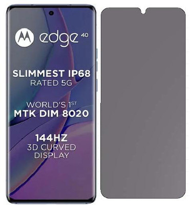 PHONICZ RETAILS Impossible Screen Guard for Motorola Edge 40(Pack of 1)