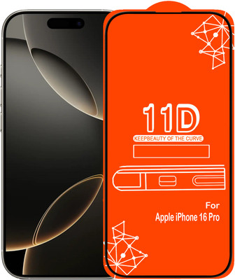 CRodible Edge To Edge Tempered Glass for iPhone 16 Pro(Pack of 1)