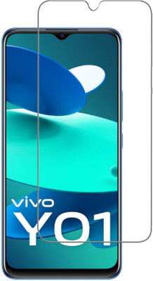 DMJHP Tempered Glass Guard for vivo Y01(Pack of 1)