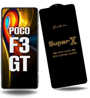 REDDWARF Edge To Edge Tempered Glass for POCO F3 GT 5G(Pack of 1)