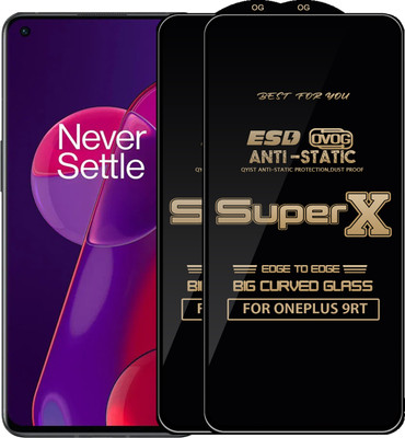 Qyist Edge To Edge Tempered Glass for ONEPLUS 9RT(Pack of 2)