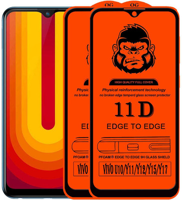 Xester Edge To Edge Tempered Glass for VIVO Y12(Pack of 2)