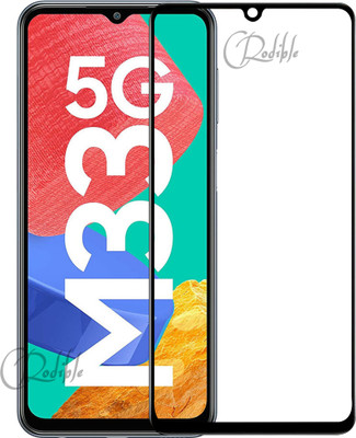 CRodible Edge To Edge Tempered Glass for Samsung Galaxy M33 5G(Pack of 1)