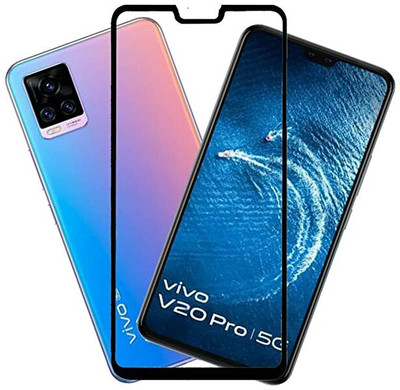 KadWaniya Edge To Edge Tempered Glass for Vivo V20 Pro(Pack of 1)