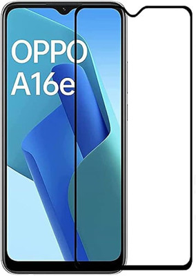 Zappy Edge To Edge Tempered Glass for Oppo A16E(Pack of 1)