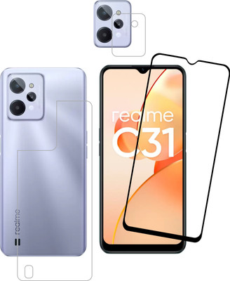 Ten To 11 Front & Back Camera Lens Glass Protector for Realme C31, Front and Back Tempered Glass for Realme C31(Pack of: 3)