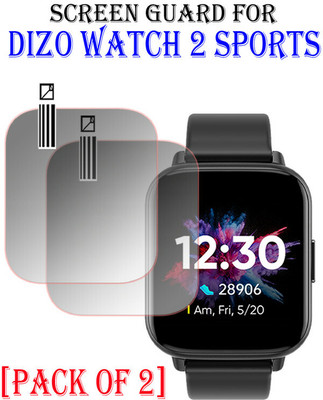 hirdesh Edge To Edge Screen Guard for Dizo Watch 2 Sports(Pack of 2)