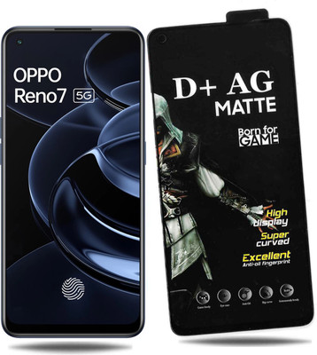 REDDWARF Edge To Edge Tempered Glass for OPPO Reno7 5G(Pack of 1)