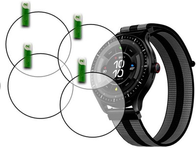 DB Tempered Glass Guard for BOAT VALOUR WATCH 1 GPS SMART WATCH TEMPERED GLASS ( PACK OF 4)(Pack of 4)