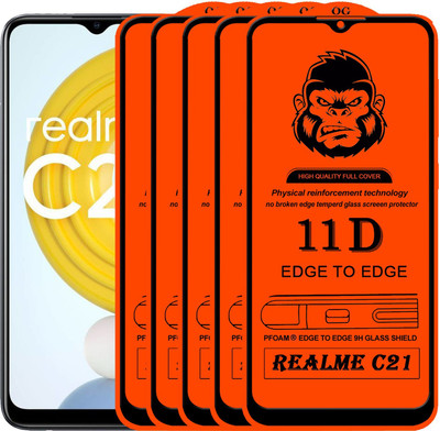 EXISITERS Front and Back Screen Guard for REALME C21(Pack of 5)