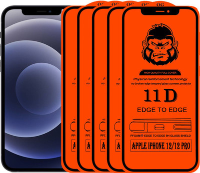 EXISITERS Front and Back Screen Guard for APPLE IPHONE 12 PRO(Pack of 5)