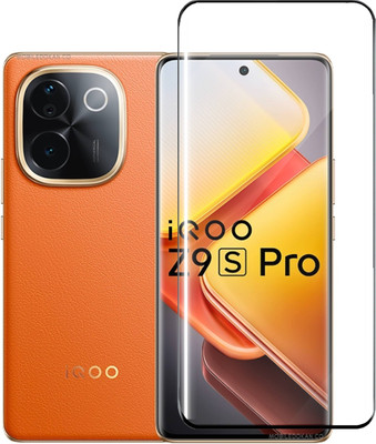 MobieGenie Edge To Edge Tempered Glass for iQoo Z9s Pro 5G(Pack of 1)