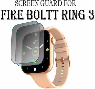 YCHROZE Edge To Edge Screen Guard for Fire-Boltt Ring 3 1.8 INCH(Pack of 2)