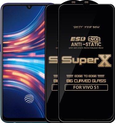 Qyist Edge To Edge Tempered Glass for VIVO S1(Pack of 2)