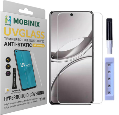 mobinix Edge To Edge Tempered Glass for vivo V50 5G, Vivo V50e 5G, Vivo X200 Pro 5G, iQOO Z10 5G, vivo T4 5G, OnePlus 13 5G, Full Adhesive UV Curved Screen Guard, Case Friendly with installation kit & Guide(Pack of 1)