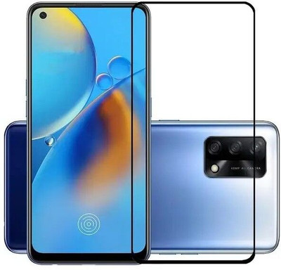 Hello Case Edge To Edge Tempered Glass for OPPO A95 5G(Pack of 1)