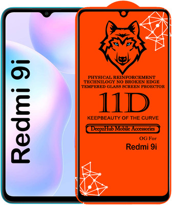CRodible Edge To Edge Tempered Glass for Redmi 9i(Pack of 1)