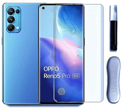 aplexx Edge To Edge Tempered Glass for Oppo Reno 5 Pro(Pack of 1)