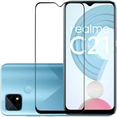 My Swag Edge To Edge Tempered Glass for Realme C21(Pack of 1)