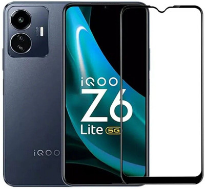 SPBR Edge To Edge Tempered Glass for iQOO Z6 Lite 5G(Pack of 1)